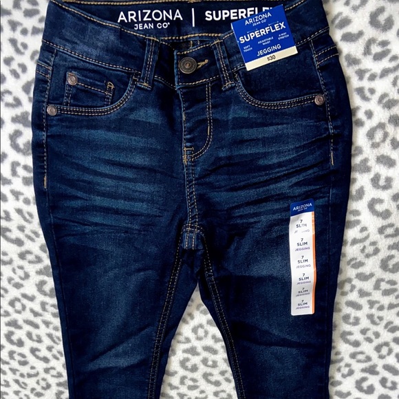 Nwt Girls Arizona Superflex Jeggings 7 